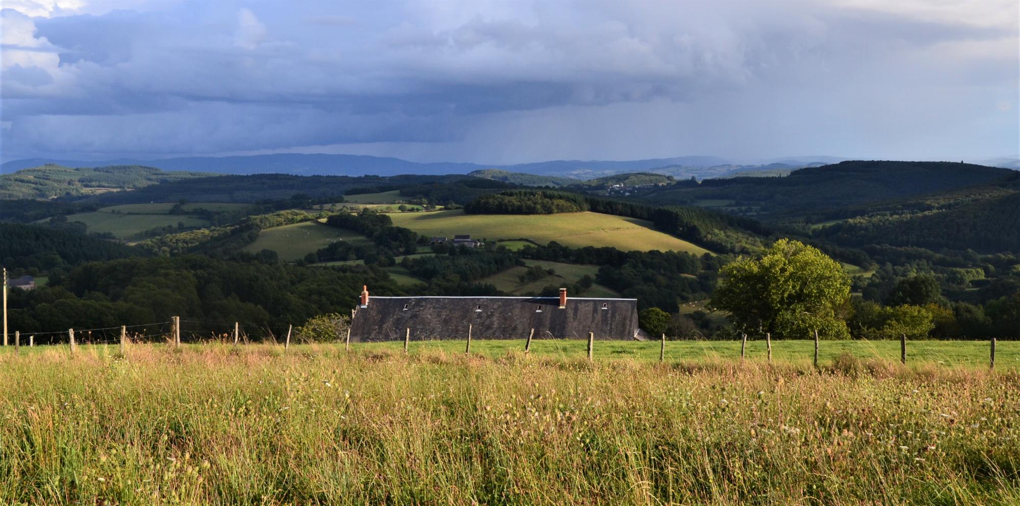 Sud du Morvan depuis la petite Chaux 